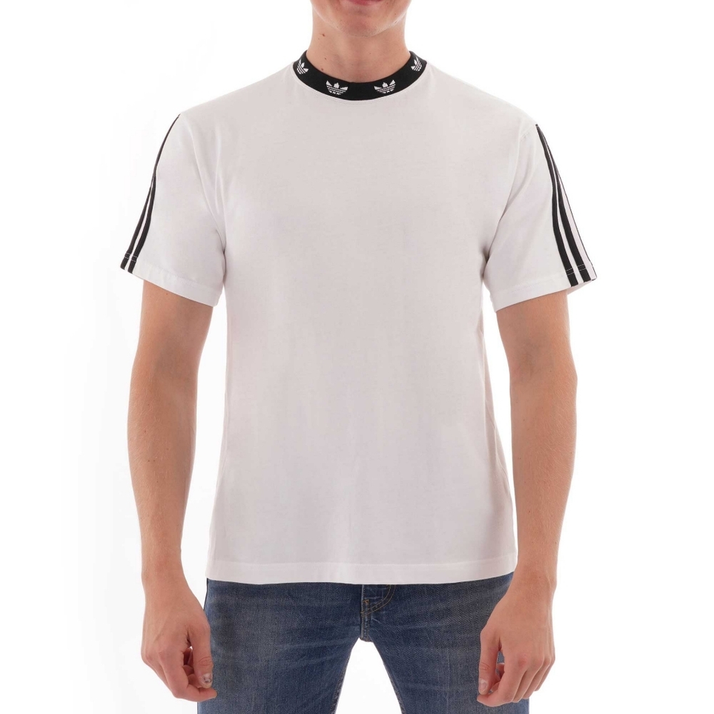 Adidas 3 striped tee shirt